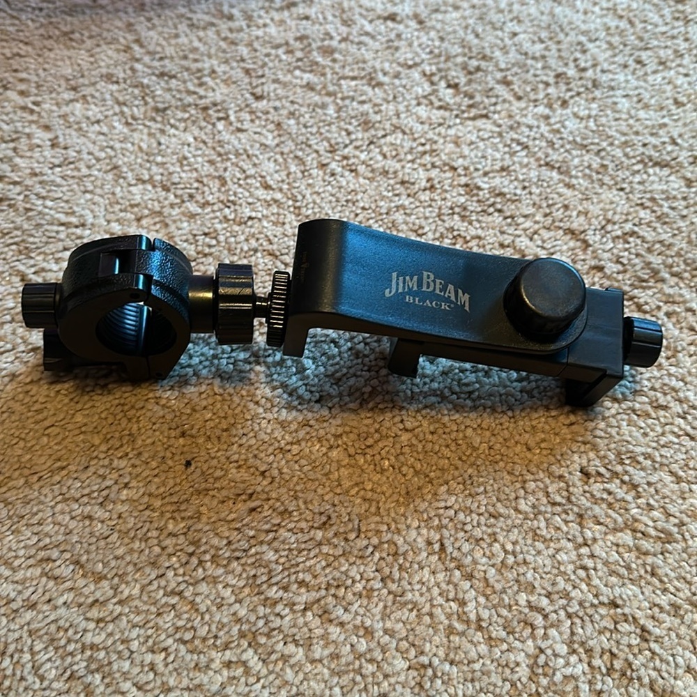 Jim Beam Black adjustable cell phone holder, never used! Super rare!
